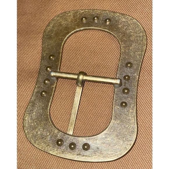 Vintage Rounded Rectangle Belt Buckle - Bid Now = Discounted Shipping - Picture 7 of 9